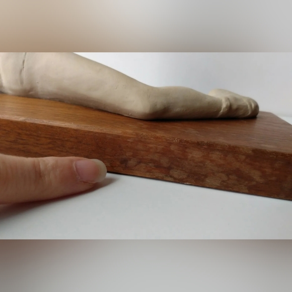 Vintage 70s Austin Productions Ballet Girl Statue Ceramic figurine 1978 dance - Picture 11 of 11